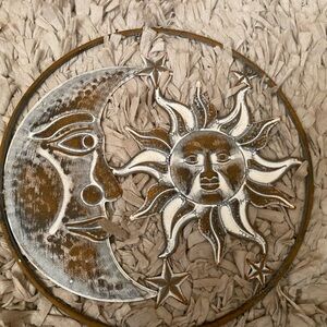 16 inch metal indoor or outdoor decor